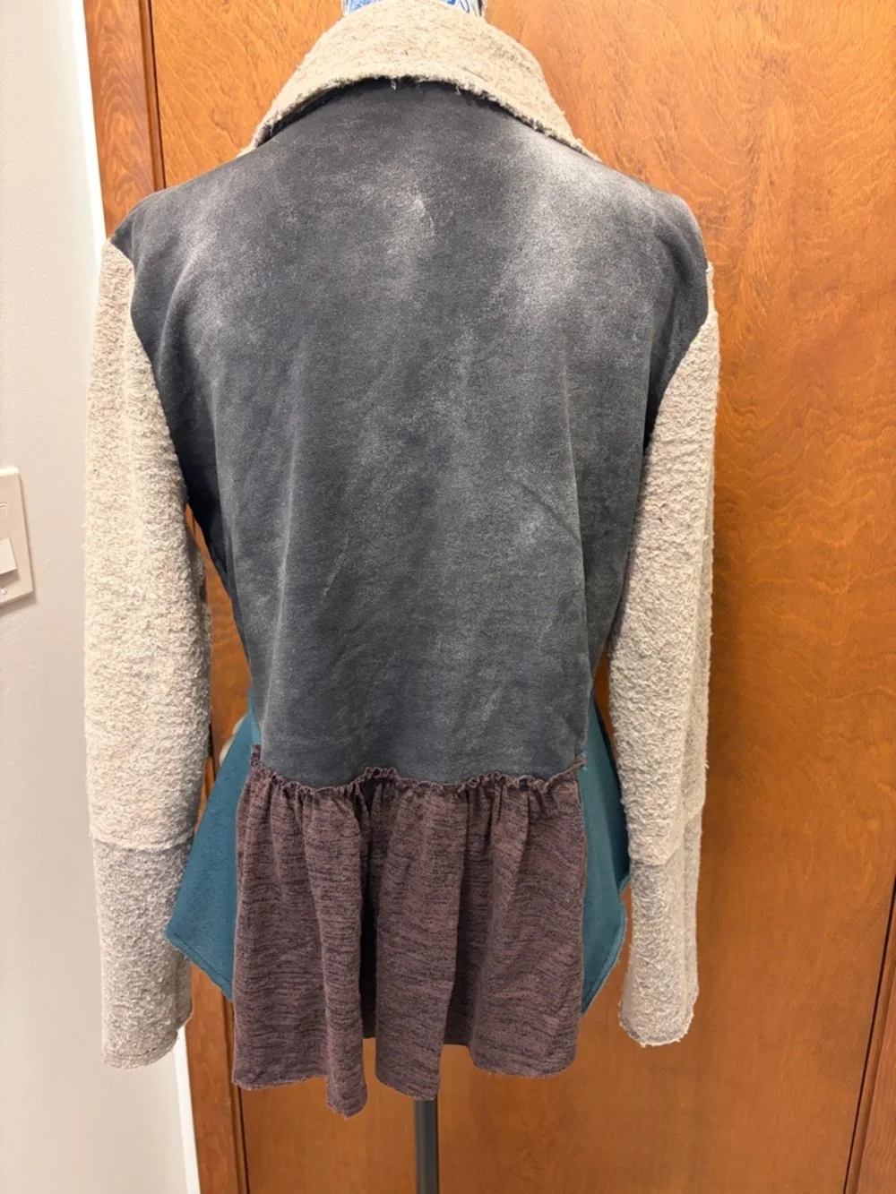 Gimmicks by BKE Womens Colorblock Double-Breasted light jacket size large - Picture 7 of 13